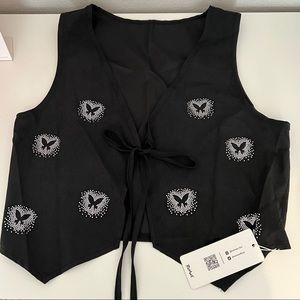 New- Women’s Black Vest
